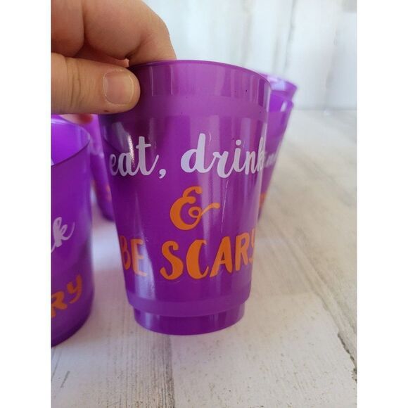 Eat Drink be scary‎ Halloween party cup set decor - Picture 6 of 7